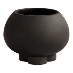 101 Copenhagen Urchin pot petit Ø17 cm, Coffee< Bloempotten