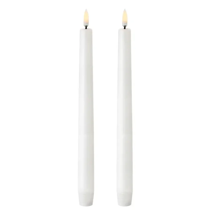 Uyuni Lighting Uyuni Led Dinerkaarsen wit 2-pack, 25,2 cm< Led-Kaarsen