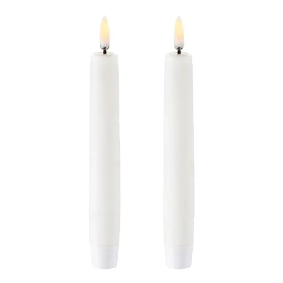 Uyuni Lighting Uyuni Led Dinerkaarsen wit 2-pack, 15,5 cm< Led-Kaarsen