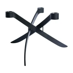 Uyuni Lighting Uyuni Lightarch kandelaar 3 armen, Matzwart< Kandelaars