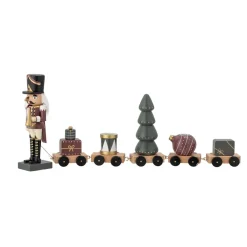 Bloomingville Vadim notenkraker decoratietrein 50 cm, Groen< Kerstdecoraties