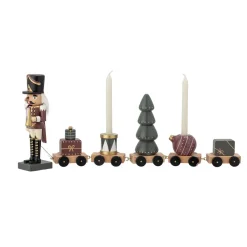 Bloomingville Vadim notenkraker decoratietrein 50 cm, Groen< Kerstdecoraties