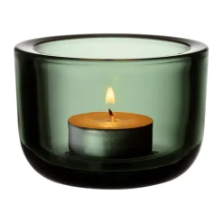Iittala Valkea kaarsenhouder 60 mm, Dennengroen< Kaarsenhouders & Kaarsenborden