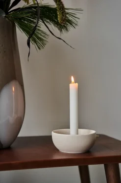 Scandi Living Valley kandelaar Ø12 cm, Beige< Kandelaars