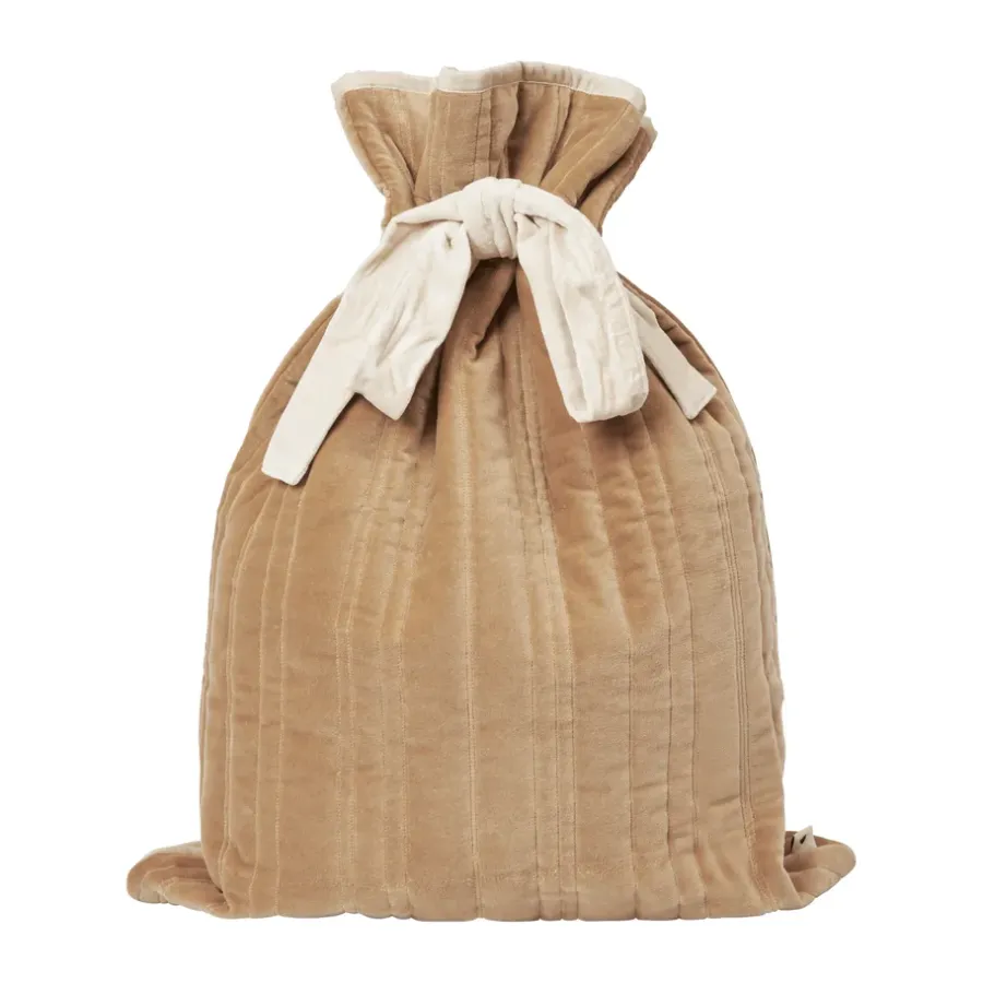 Ferm Living Vari quilted zak 50x70 cm, Velvet-tan< Kerstdecoraties