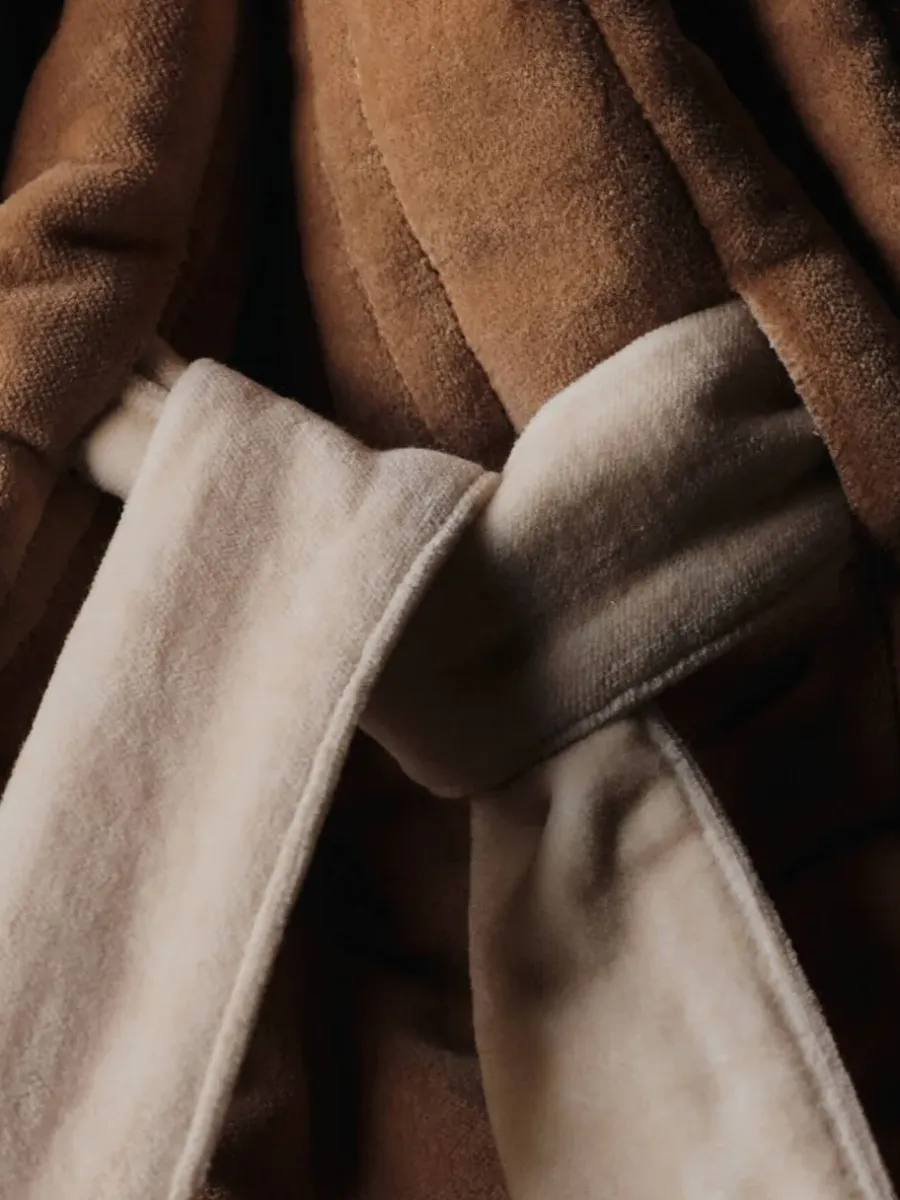 Ferm Living Vari quilted zak 50x70 cm, Velvet-tan< Kerstdecoraties