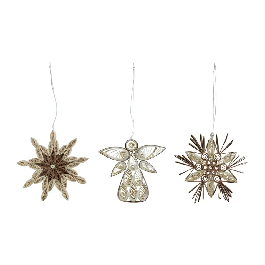 Watt & Veke Vega kerstdecoratie 3-delig, White< Kerstdecoraties