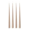 Bloomingville Velvet kaarsen 4-pack , Grijs< Kaarsen