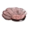 Kosta Boda Venusmossel kunstglazen schotel 30x33 cm, Roze< Sculpturen & Porseleinen Beelden
