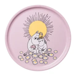 Moomin Arabia Verliefde Moomin dienblad, Ø35 cm< Decoratieve Accessoires|Decoratieve Dienbladen