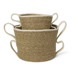 Ferm Living Verso opbergmand 2-delig, Off-white< Opbergmanden