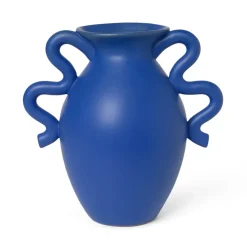 Ferm Living Verso vaas 27 cm, Bright Blue< Vazen