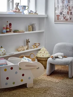 Bloomingville Villja boekenstand 87x38 cm, Wit< Opbergoplossingen Voor De Kinderkamer
