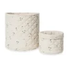 Garbo&Friends Viola Satin gewatteerde mand 2-delig, 20xØ20 cm + 30xØ30 cm< Opbergmanden|Opbergoplossingen Voor De Kinderkamer