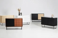 Woud Virka bijzettafel, hoog 120 cm, Eikenhout< Ladekasten & Dressoirs