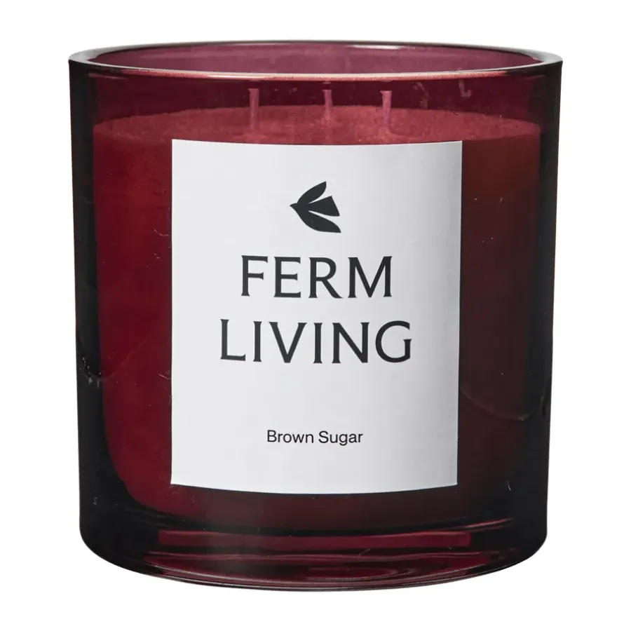 Ferm Living Vitto geurkaars 50 u, Dark Grape< Geurkaarsen & Aroma Diffusers