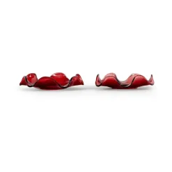 Sagaform Viva kaarsenmanchet 2-pack, Bordeauxrood< Kaarsenaccessoires
