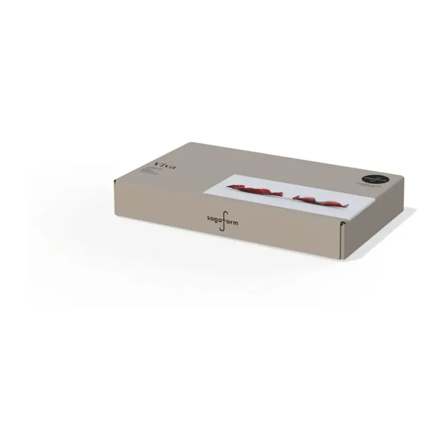 Sagaform Viva kaarsenmanchet 2-pack, Bordeauxrood< Kaarsenaccessoires
