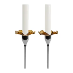 Sagaform Viva kaarsenmanchet 2-pack, Amber< Kaarsenaccessoires