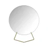 MOEBE Vloerspiegel Ø20 cm, Brass< Tafelspiegels