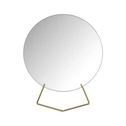 MOEBE Vloerspiegel Ø20 cm, Brass< Tafelspiegels