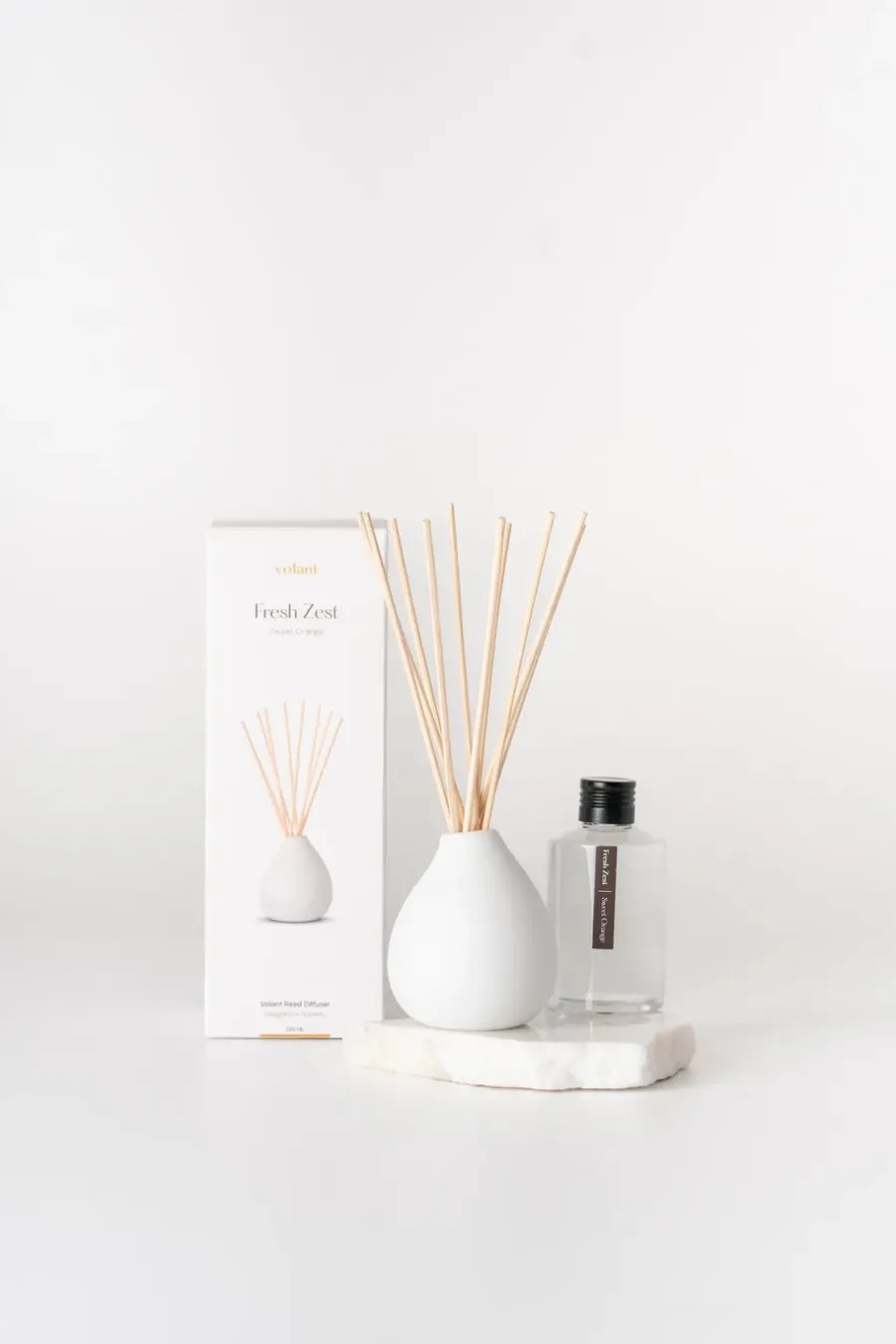 Volant geurstokjes 150 ml, Fresh Zest< Geurkaarsen & Aroma Diffusers
