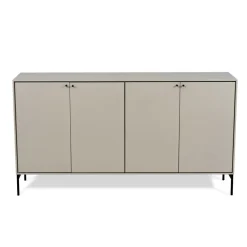 Mavis Volt dressoir 80x148 cm, Beige-zwart< Ladekasten & Dressoirs