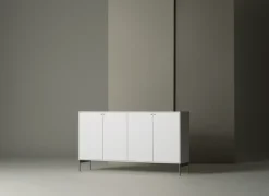 Mavis Volt dressoir 80x148 cm, Witlak< Ladekasten & Dressoirs