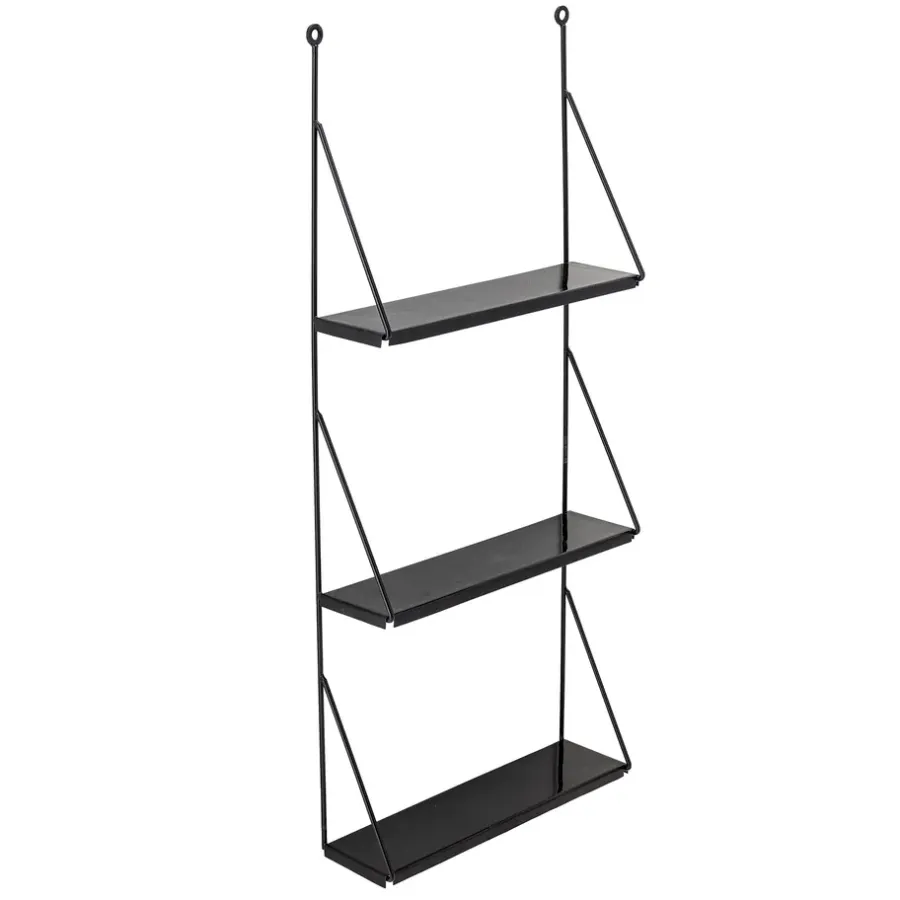 Bloomingville Walter rek metaal, Zwart< Planken & Planksystemen