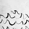 Fine Little Day Wave poster 50x70 cm, Zwart-wit< Posters