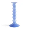 HAY Wavy kandelaar groot 21 cm, Jade light blue< Kandelaars