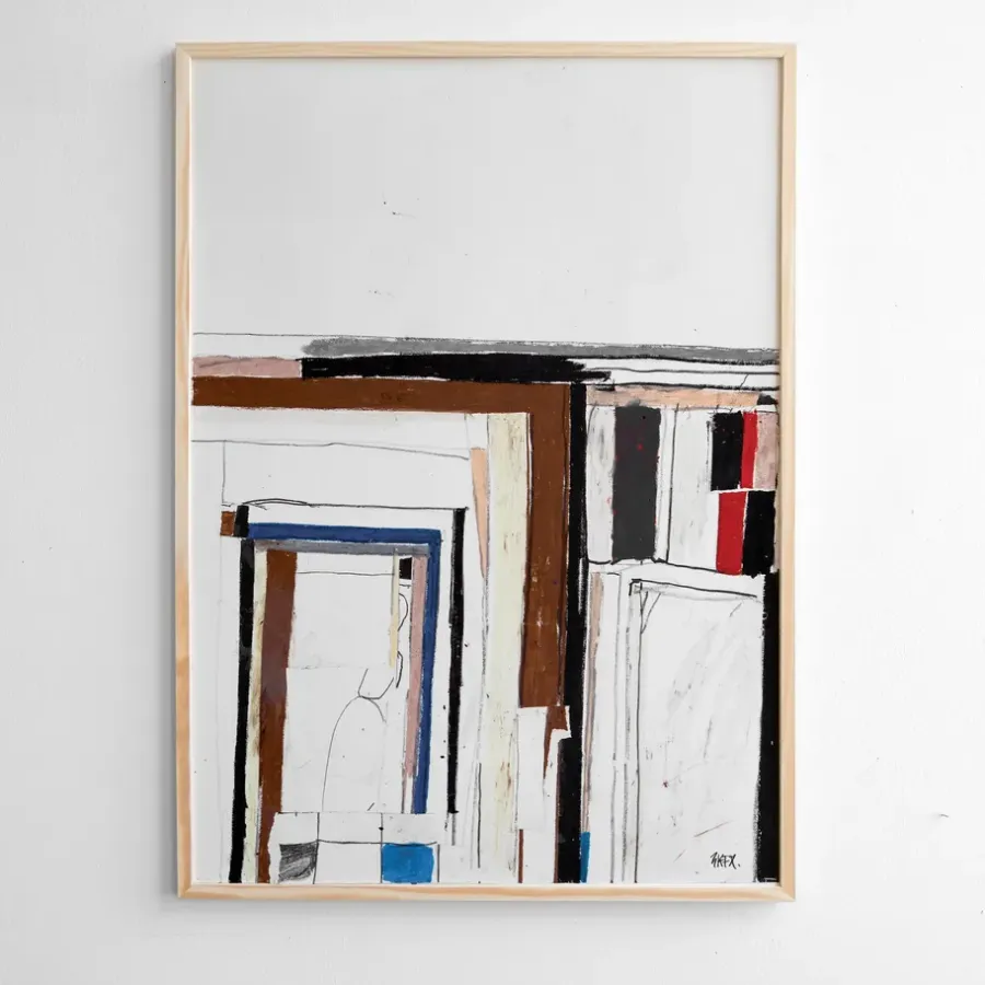 Fine Little Day We only got out at night poster 50x70 cm, Multi< Posters