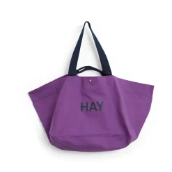 HAY Weekend Bag Organic tas L, Purple< Opbergmanden