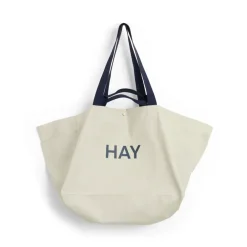 HAY Weekend Bag Organic tas L, Grey< Opbergmanden