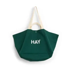 HAY Weekend Bag Organic tas L, Dark green< Opbergmanden