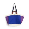 HAY Weekend Bag Organic tas M, Electric blue multi< Opbergmanden