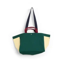 HAY Weekend Bag Organic tas S, Dark green multi< Opbergmanden