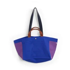 HAY Weekend Bag Organic tas S, Electric blue multi< Opbergmanden