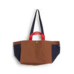 HAY Weekend Bag Organic tas S, Brown multi< Opbergmanden
