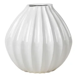 Broste Copenhagen Wide vaas ivory, 30 cm< Vazen