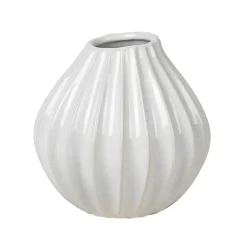 Broste Copenhagen Wide vaas ivory, 15 cm.< Vazen