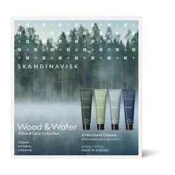 Skandinavisk Wood & Water mini handcrème 4-delig, 30 ml< Zeep & Crèmes
