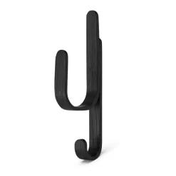 Cooee Design Woody haak One, Black stained oak< Haken & Hangers