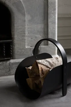 Cooee Design Woody houtmand, Black stained oak< Opbergmanden