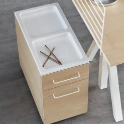 Works rolbare archiefkast, eiken< Ladekasten & Ladeblokken