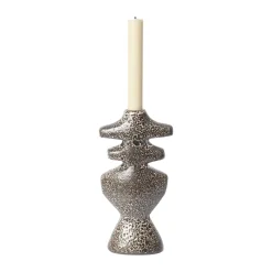 Ferm Living Yara kandelaar large, Bruine Vlek< Kandelaars