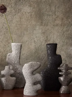Ferm Living Yara kandelaar large, Bruine Vlek< Kandelaars