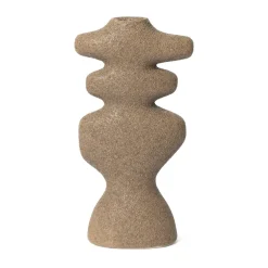 Ferm Living Yara kandelaar large, Donker zand< Kandelaars