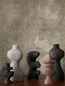 Ferm Living Yara kandelaar small, Rustiek IJzer< Kandelaars