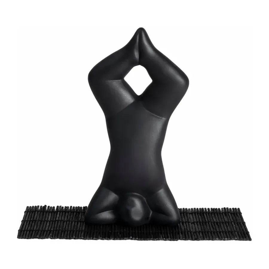 Design House Stockholm Yoga decoratie no. 3, Black< Sculpturen & Porseleinen Beelden